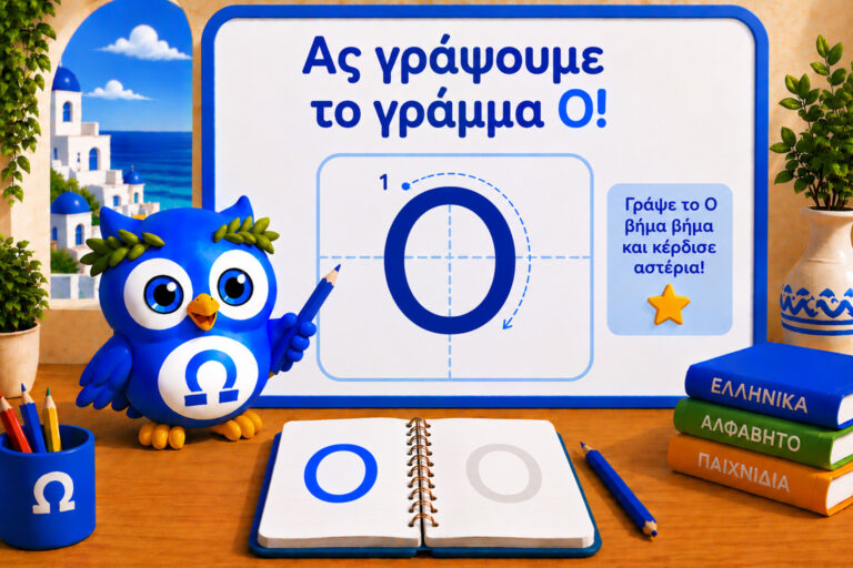 write-letter-O